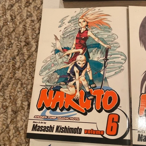 Naruto Graphic Novels, Volumes 1,2,5,6,7,8,9 - Picture 5 of 8
